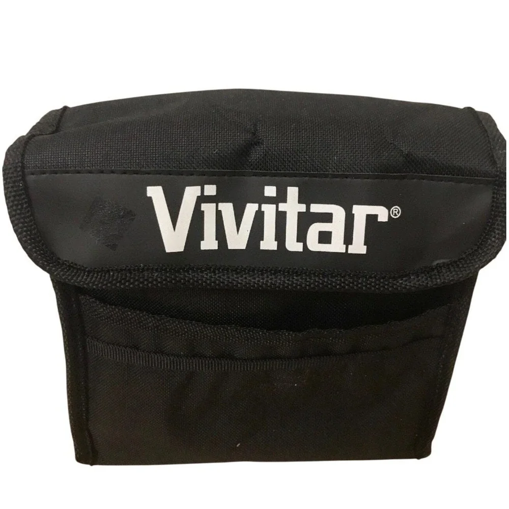 Vivitar‎ Vintage 7x50 Binoculars Carrying Case Lens Caps Coated Optics Outdoor